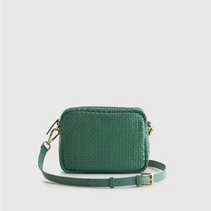 Italian Leather Handwoven Crossbody